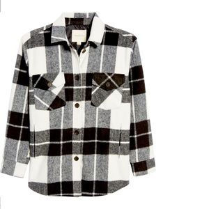Thread & Supply Plaid flannel shacket